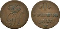 Waldeck Cu Pfennig Georg Heinrich 1813-1845 -