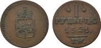 Waldeck Cu Pfennig Georg Heinrich 1813-1845 -