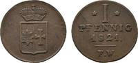 Waldeck Cu Pfennig Georg Heinrich 1813-1845 -