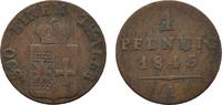 Waldeck Cu Pfennig Georg Heinrich 1813-1845 -