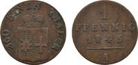Waldeck Cu Pfennig Georg Heinrich 1813-1845 -