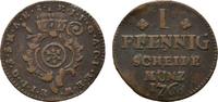 Mainz, Erzbistum Cu Pfennig Emmerich Joseph von Breitbach-Bürresheim 1763-1774 -
