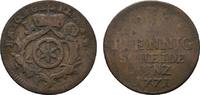 Mainz, Erzbistum Cu Pfennig Emmerich Joseph von Breitbach-Bürresheim 1763-1774 -