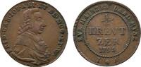 Mainz, Erzbistum Cu 1/4 Kreuzer Friedrich Karl Joseph 1774-1802 -