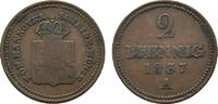 Braunschweig-Calenberg-Hannover Cu 2 Pfennig Wilhelm IV. 1830-1837 -