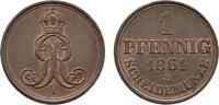 Braunschweig-Calenberg-Hannover Cu Pfennig Georg V. 1851-1866 -