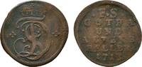 Sachsen-Gotha-Altenburg Cu Heller Friedrich II. 1691-1732 -