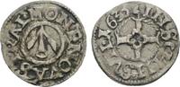 Sundischer Schilling 1638 Pommern-Stralsund, Stadt  Selten. Sehr schön