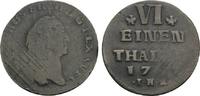Pommern-unter schwedischer Besetzung 1/6 Taler Adolph Friedrich 1751-1771 -