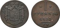 Waldeck Cu Pfennig Georg Heinrich 1813-1845 -