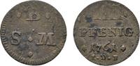 Braunschweig-Wolfenbüttel 4 Pfennig Karl I. 1735-1780 -