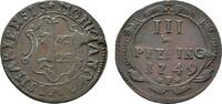Mecklenburg-Wismar, Stadt Cu 3 Pfennig -