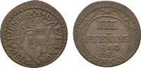 Mecklenburg-Wismar, Stadt Cu 3 Pfennig -