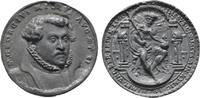 Personenmedaillen Bleigußmedaille Mylius, Georg *1548 Augsburg, +28.5.1607 Wittenberg, Theologe -