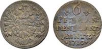 Brandenburg-Preußen 6 Pfennig Friedrich I. 1701-1713 -