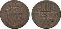 Trier, Erzbistum Cu 4 Pfennig Clemens Wenzel von Sachsen 1768-1794 -