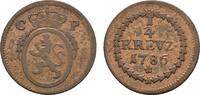 Pfalz, Kurlinie Cu 1/4 Kreuzer Karl Theodor 1743-1799 -