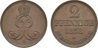Braunschweig-Calenberg-Hannover Cu 2 Pfennig Georg V. 1851-1866 -