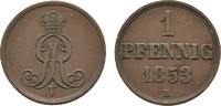 Braunschweig-Calenberg-Hannover Cu Pfennig Georg V. 1851-1866 -
