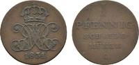 Braunschweig-Calenberg-Hannover Cu Pfennig Wilhelm IV. 1830-1837 -