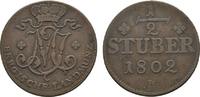 Jülich-Berg Cu 1/2 Stüber Maximilian Joseph von Bayern 1799-1806 -