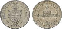 Sachsen-Albertinische Linie 2 Neugroschen Johann 1854-1873 -