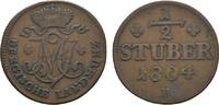 Jülich-Berg Cu 1/2 Stüber Maximilian Joseph von Bayern 1799-1806 -