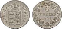 Württemberg 6 Kreuzer Wilhelm I. 1816-1864 -