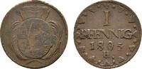Sachsen-Albertinische Linie Cu Pfennig Friedrich August III. 1763-1806 -