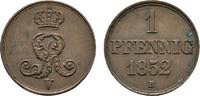 Braunschweig-Calenberg-Hannover Cu Pfennig Georg V. 1851-1866 -