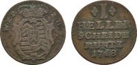 Hanau-Münzenberg Cu Heller Wilhelm IX. von Hessen-Kassel 1760-1785 -