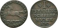 Braunschweig-Wolfenbüttel Cu Pfennig Karl Wilhelm Ferdinand 1780-1806 -