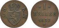 Hessen-Darmstadt Cu Heller Ludwig II. 1830-1848 -
