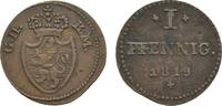 Hessen-Darmstadt Cu Pfennig Ludwig I. 1806-1830 -