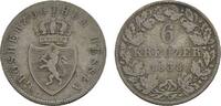 Hessen-Darmstadt 6 Kreuzer Ludwig II. 1830-1848 -