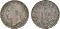Württemberg 1/2 Gulden Wilhelm I. 1816-1864 -
