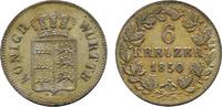 Württemberg 6 Kreuzer Wilhelm I. 1816-1864 -