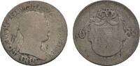 Baden-Durlach 6 Kreuzer Ludwig 1818-1830 -