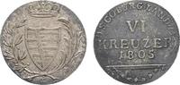 Sachsen-Coburg-Saalfeld 6 Kreuzer Franz Friedrich Anton 1800-1806 -