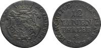 Sachsen-Albertinische Linie 1/12 Taler Friedrich Christian 1763 -