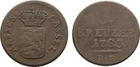 Hessen-Kassel Cu Kreuzer Friedrich II. 1760-1785 -