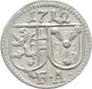 Salzburg, Erzbistum Einseitiger Pfennig Franz Anton von Harrach 1709-1727 -