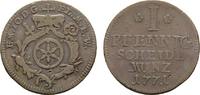 Mainz, Erzbistum Cu Pfennig Emmerich Joseph von Breitbach-Bürresheim 1763-1774 -