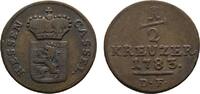 Hessen-Kassel Cu 1/2 Kreuzer Friedrich II. 1760-1785 -