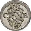 Bayern Einseitiger 1/2 Kreuzer Maximilian III. Joseph 1745-1777 -