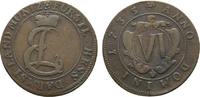 Hessen-Darmstadt Cu 6 Pfennig Ernst Ludwig 1678-1739 -