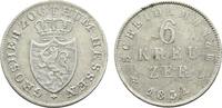 Hessen-Darmstadt 6 Kreuzer Ludwig II. 1830-1848 -