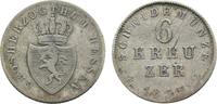 Hessen-Darmstadt 6 Kreuzer Ludwig II. 1830-1848 -