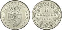 Hessen-Darmstadt 6 Kreuzer Ludwig II. 1830-1848 -