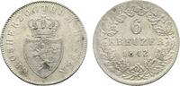 Hessen-Darmstadt 6 Kreuzer Ludwig II. 1830-1848 -